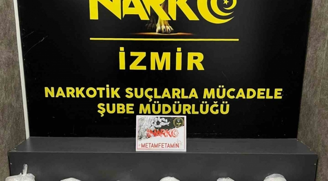 Torbalı'da polisin durdurduğu araçtan metamfetamin çıktı