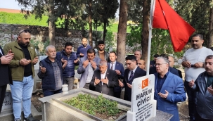 Ülkü Ocakları İzmir İl Başkanlığı, Ülkücü Şehit Turan İbrim'i andı.