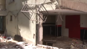 İzmir'de kentsel dönüşüme giren binanın kömürlüğünden 3 kişiye ait iskelet çıktı