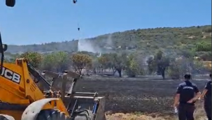 Aliağa Çaltılıdere'de Korkutan Yangın! 