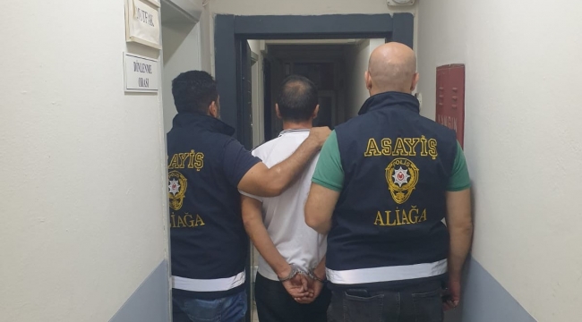 Aliağa'da Cezaevi Firarisi Yakalandı: 13 Suçtan Aranıyordu