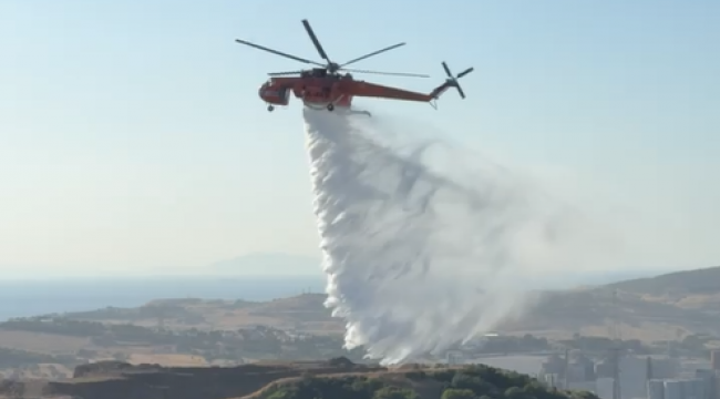 Aliağa'daki Orman Yangını Kontrol Altına Alındı