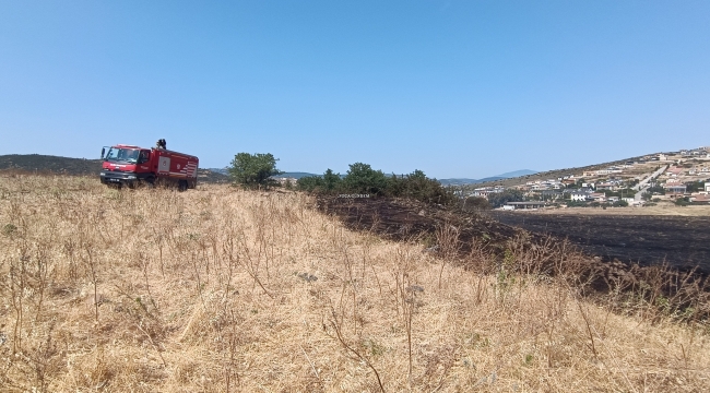 Foçada Otluk Ve Makilik Alan Yangını