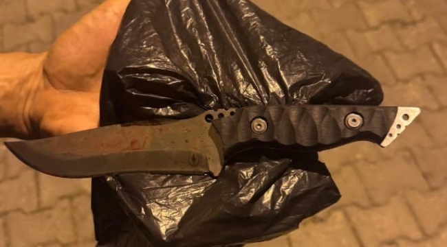 KADES ihbarına gelen polisi bıçakladı