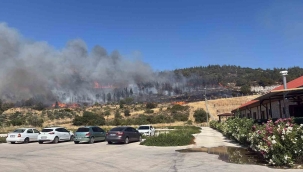 Menemen Belediyesi alevlere karşı tüm gücüyle savaştı