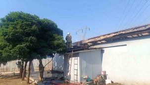 Yangında alevlerin arasında kalan bebek hayata tutunamadı