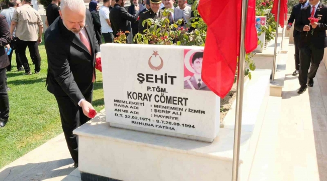 15 Temmuz şehitleri Menemen'de törenle anıldı