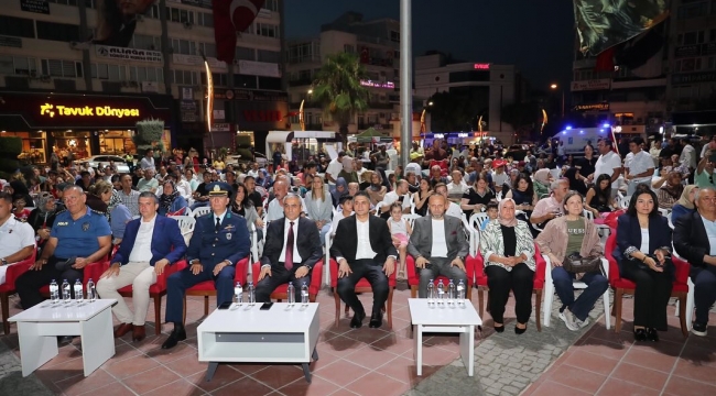 Aliağa'da 15 Temmuz Demokrasi ve Milli Birlik Günü Anması Yapıldı