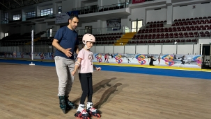 Büyükşehir'in tekerlekli paten kursunda kayıt zamanı