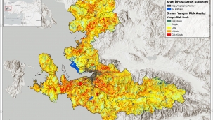 İZPA İzmir'in orman yangını risk haritasını oluşturdu