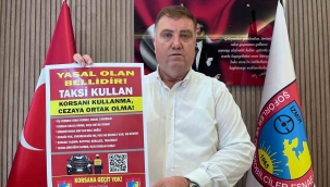 Korsan taksiye karşı İzmir ayakta