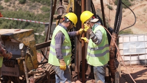 Menemen Konutları'nda zemin etüdü zamanı