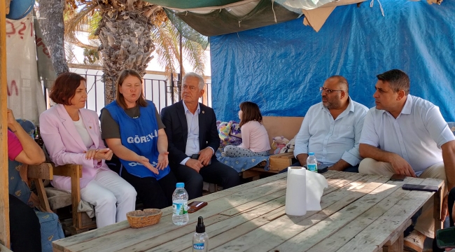 CHP Milletvekillerinden Temel Conta Direnişine Destek Ziyareti