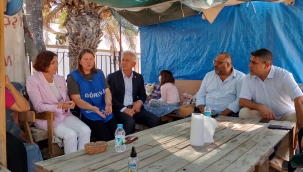 CHP Milletvekillerinden Temel Conta Direnişine Destek Ziyareti