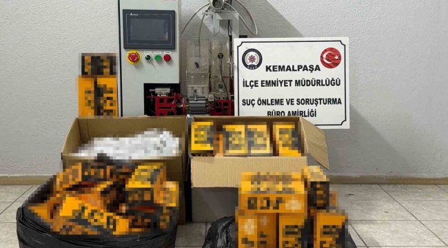 Kemalpaşa'da kaçak sigara operasyonu: 48 bin 420 makaron ele geçirildi