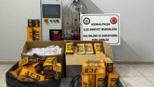 Kemalpaşa'da kaçak sigara operasyonu: 48 bin 420 makaron ele geçirildi