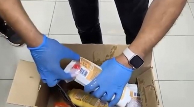 Şampuan kutusundan uyuşturucu çıktı