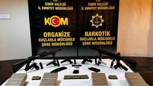 Aliağa, Dikili ve Menemen'de uyuşturucu ve silah operasyonu