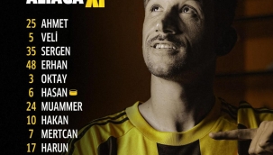 Aliağa FK'nın İlk 11'i Belli Oldu