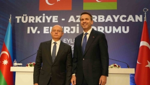 Alparslan Bayraktar ile Azerbaycan Enerji Bakanı Perviz Şahbazov ortak basın toplantısı düzenledi