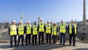 Azerbaycan ve Türkiye Enerji Bakanları SOCAR Türkiye'ninAliağa'daki üretim sahasını ziyaret etti  