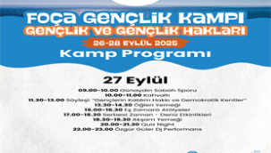 Büyükşehir'den gençlere Foça'da kamp