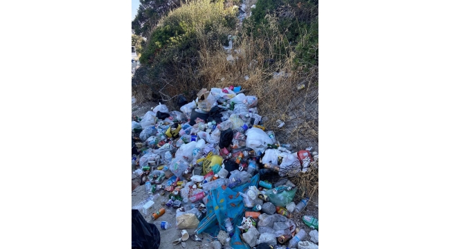 Dikili Belediyesi Pissa Koyu çöplüğe çevrildi