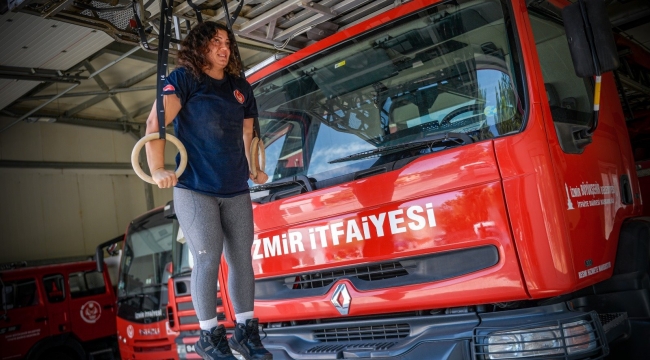 İtfaiye personeli Bahar şimdi Avrupa'da yarışacak
