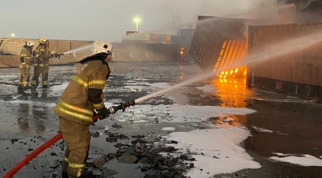 İzmir İtfaiyesi, Aliağa'da büyük bir felaketin önüne geçti