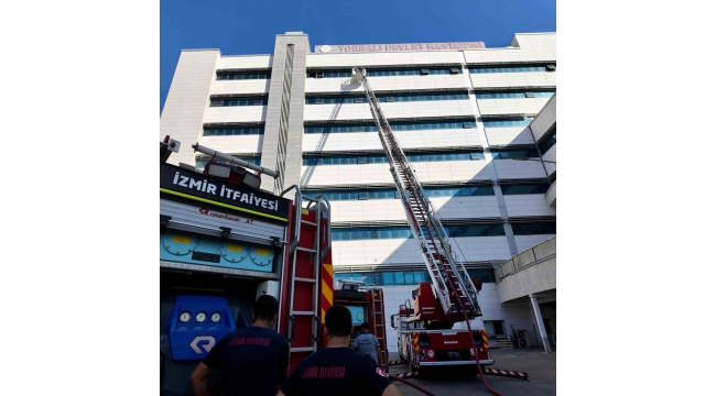Torbalı Devlet Hastanesi'nde yangın
