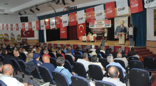 CHP Aliağa'da Kongreyi Barış Eroğlu Kazandı