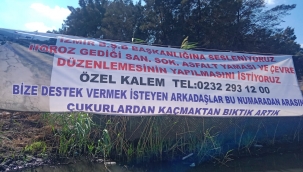Aliağa’da şoförlerden yol isyanı: “Çukurlardan kaçmaktan bıktık artık”