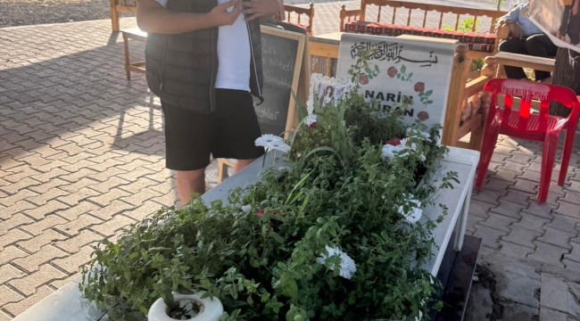 Anavatan Partisi Engelliler Birim Başkanı Muhammed Numan Kalkan, vahşice katledilen Narin Güran'ın mezarını ziyaret etti