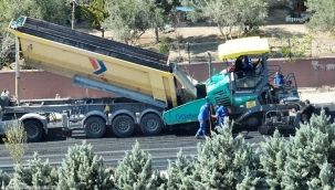 Buca'da tarihi asfalt yatırımı