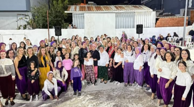 Helvacı'da Kadınlardan Renkli "Şalvar Gecesi"