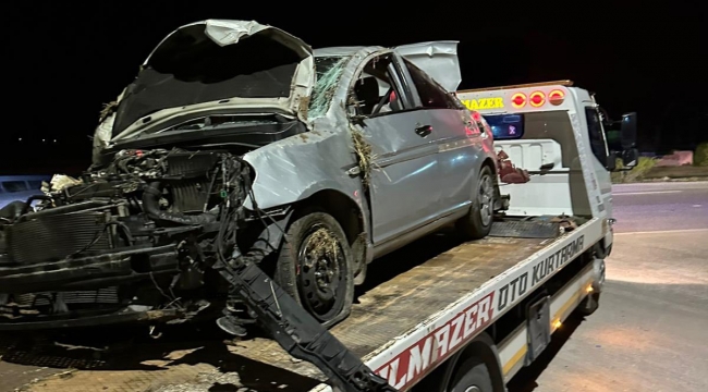 Kınık ilçesinde trafik kazası: 1 ölü, 1 yaralı