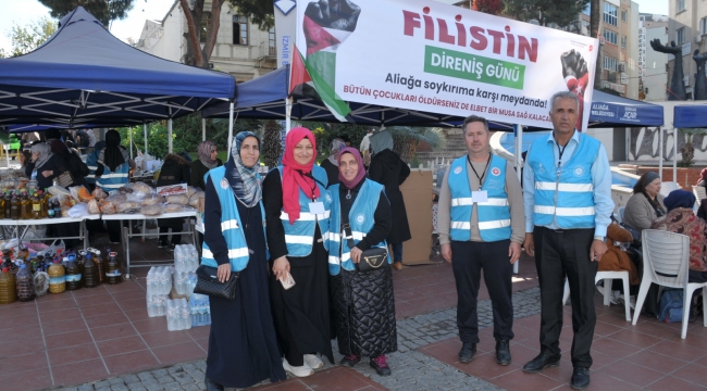 Aliağa'da Filistin ve Gazze İçin Anlamlı Kermes