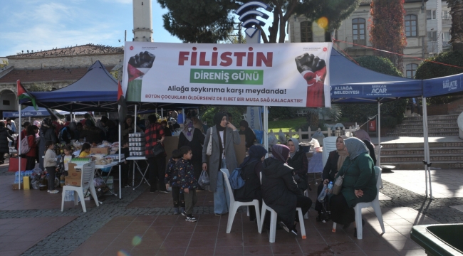 Aliağa'da Filistin ve Gazze İçin Anlamlı Kermes
