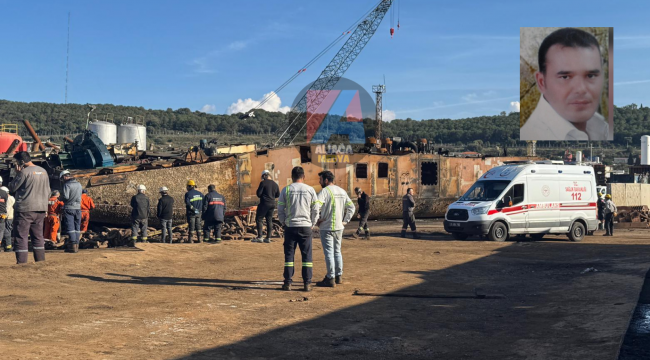 Aliağa gemi sökümde iş kazası: 1 işçi öldü