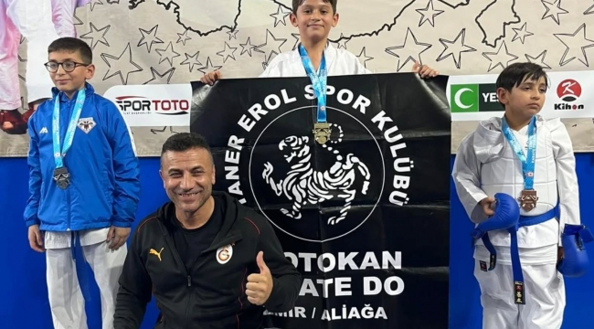 Aliağa Taner Erol Spor Kulübü Denizli'den 18 Madalyayla Döndü!