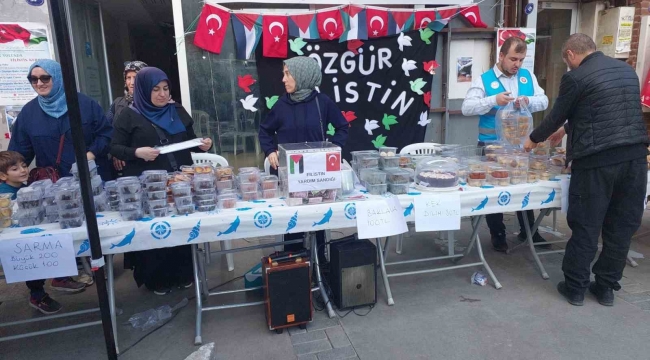 Bayraklı Müftülüğü'nden Gazze için yardım etkinliği