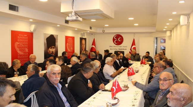 Merhum MHP İlçe Başkanı Aydemir ölümünün 4. yılında rahmet ve dua ile anıldı 