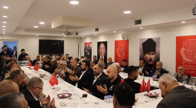 Merhum MHP İlçe Başkanı Aydemir ölümünün 4. yılında rahmet ve dua ile anıldı 