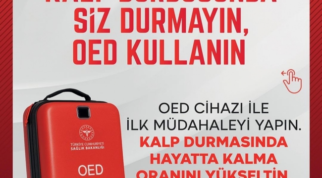 Aliağa'da OED Dönemi: Otomatik Şok Cihazı Hizmete Alındı