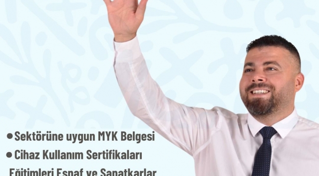 Aliağa Esnaf ve Sanatkârlar Odası Başkan Adayı Ozan Yıldızbaş'tan "Mutlu Esnaf Projesi"