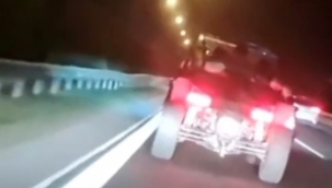 Trafikte tehlikeli hareketler yapan sürücü yakalandı