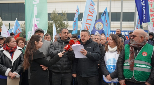 Başkan Hasan Toptan "Türkiye işçi sınıfının mücadelesidir"