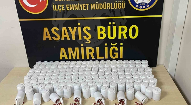 Bergama'da 8 bin adet uyuşturucu hapla yakalanan şüpheli tutuklandı