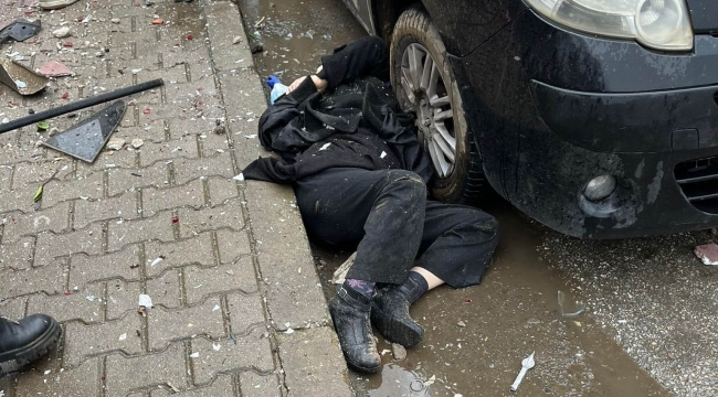 İzmir'de otomobil apartmanın bahçesine uçtu: 1'i ağır 6 yaralı