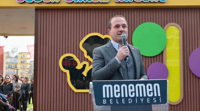 Menemen'de bebek bakım kabinleri törenle hizmete açıldı